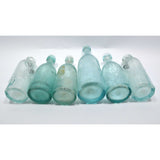 Antique BOTTLE LOT OF 10 SODA or BEER Seitz HUTCHINSON Blob-Tops NJ & PA BOTTLES
