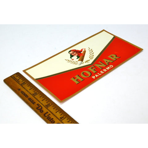 Vintage CIGAR BOX LABEL New/Never Used HOFNAR 'PALERMO' Multiple Available RARE!