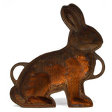 Antique GRISWOLD RABBIT CAKE MOLD (1-Half Only) CAST IRON BUNNY No. 863 Doorstop