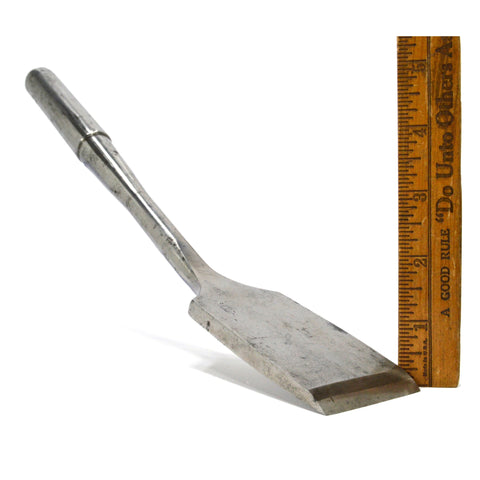 Vintage CUSTOM/HOMEMADE "SLICE CHISEL" All Steel! "CRANK-NECK" WOODWORKING TOOL!