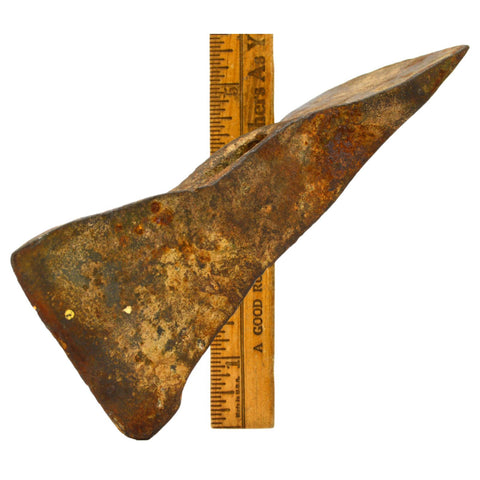 Antique TWIBIL AXE Double-Cross-Bit Hatchet BLACKSMITH AX Adze CRUDE & UNUSUAL!!