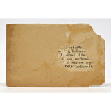 Antique Advertising TRADE CARD "MARBURG BRO'S SMOKING TOBACCO" Black Americana