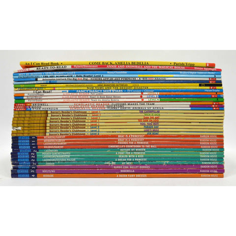 Educational KID'S READING BOOK Lot of 40 Learning I CAN READ Reader's Clubhouse+