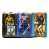 Vintage STAR WARS LUNCH BOX Lot of 3 Original 1977-1983 METAL LUNCHBOXES Seeley