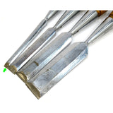 Vintage CRAFTSMAN WOOD CHISEL Set of 4 BEVELED EDGE CHISELS + Box 1/4 1/2 3/4 1