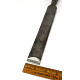 Antique 19TH C. SOCKET CHISEL w/ Wood Handle "A.W. CROSSMAN" Civil War Era Tool!