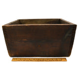 Vintage "NEVERSLIP CALKS" WOODEN CRATE Finger-Jointed WOOD BOX New Brunswick, NJ