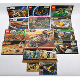 Pre-Owned LEGO BOOKLET LOT of 38 STAR WARS Racers & SUPER HEROES! Manual Books