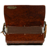 Vintage CRUCIANELLI PANCORDION ACCORDION Brown/MO-Pearl "MB 6093" Italy 41-KEYS