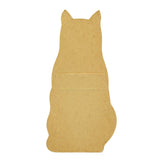 Vintage CARDBOARD DIECUT CAT Promo Ad "HOFFMANN'S REIS-STARKE" Rice Starch BROWN