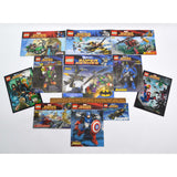 Pre-Owned LEGO BOOKLET LOT of 38 STAR WARS Racers & SUPER HEROES! Manual Books