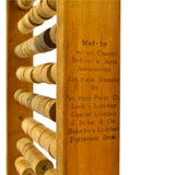 Vintage WOODEN ABACUS by "BERGEN COUNTY INDUSTRIAL ARTS ASSOCIATION" Very Rare!!