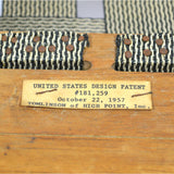 Vintage MID-CENTURY TOMLINSON "SOPHISTICATE" ARM CHAIR Walnut CURVED BACK Modern