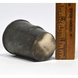 VTG/Antique ASIAN HALLMARKED PEWTER CUP Metal Shot Glass EMBOSSED ORNATE DRAGON!