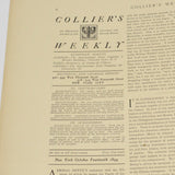Antique COLLIER'S WEEKLY "IN HONOR OF THE ADMIRAL" Oct. 14, 1899 WARDE TRAVER