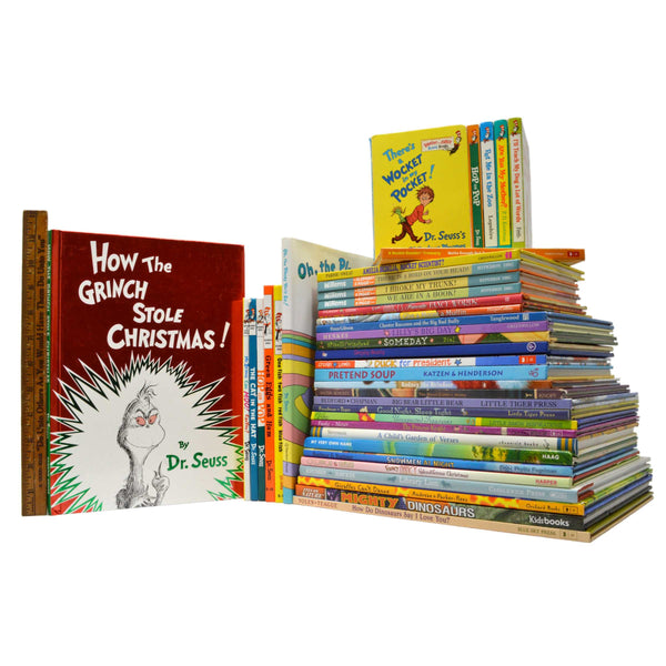 Hardcover CHILDREN'S PICTURE-BOOK Lot of 39 BOOKS Mini Board DR. SEUSS Willems +