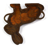 Antique GRISWOLD RABBIT CAKE MOLD (1-Half Only) CAST IRON BUNNY No. 863 Doorstop