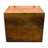 Vintage "ASHCROFT DEAD WEIGHT GAUGE TESTER" WOOD BOX Finger-Jointed TOOL CASE