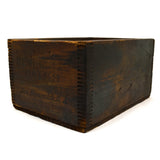 Vintage "NEVERSLIP CALKS" WOODEN CRATE Finger-Jointed WOOD BOX New Brunswick, NJ