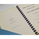 Vintage MACHINIST "JOHN ROYLE" Handwritten DESIGN/LOG BOOK + Industrial Ephemera