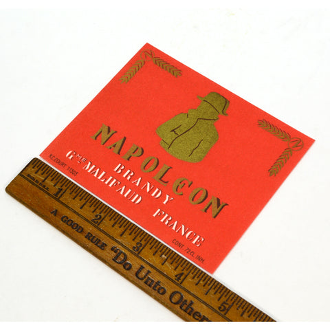 Vintage LIQUOR BOTTLE LABEL New / Never Used 'NAPOLEON BRANDY' Many Available!!
