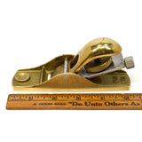 Lovely LIE NIELSEN 'TRIMMING BLOCK PLANE' No 103 Standard Low Angle BRONZE/BRASS