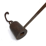 Antique CAST IRON STEELYARD SCALE / BEAM BALANCE 0-80 Range w/ ORIGINAL WEIGHT!