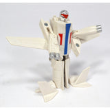 Vintage TONKA GOBOTS "BULLSEYE" #63 Guardian Robot BOMBER JET PLANE w/ CARD-BACK