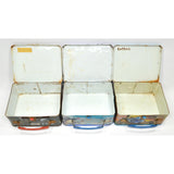Vintage STAR WARS LUNCH BOX Lot of 3 Original 1977-1983 METAL LUNCHBOXES Seeley
