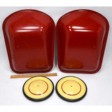 Vintage KIDD-E-BARRO Lot of 2! *NOS* Child/Kid TOY WHEELBARROWS by AMSCO Rare!!