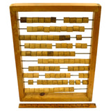 Vintage WOODEN ABACUS by "BERGEN COUNTY INDUSTRIAL ARTS ASSOCIATION" Very Rare!!