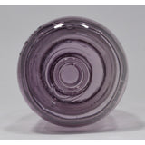 Vintage DAIRY / MILK BOTTLE Blank Slug Plate "ONE PINT" Medium AMETHYST GLASS