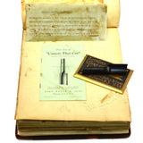 Antique MACHINIST BOOK & SAMPLE LOT Original Photos! J. ROYLE MACHINES + Cutter!