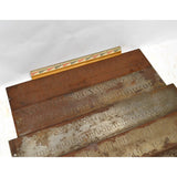 Antique CRONITE ENGRAVING FONT PLATE Lot of 6 ENGRAVER/PANTOGRAPH Plates *RUSTY*