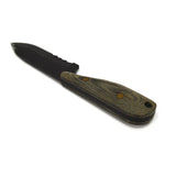 Vintage SHADOW TECH KNIVES Green Micarta STK SPEAR POINT KNIFE + Scabbard/Sheath