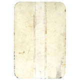 Vintage RESERVED PARKING SIGN 12x18 HANDICAP Blue & Green on White GREAT PATINA!