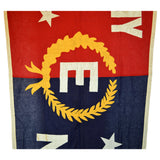 Vintage ARMY-NAVY "E" AWARD 8 Foot PENNANT FLAG + Book & Letters J. ROYLE & SONS