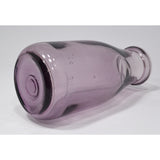 Vintage DAIRY / MILK BOTTLE Blank Slug Plate "ONE PINT" Medium AMETHYST GLASS