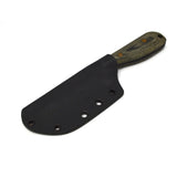 Vintage SHADOW TECH KNIVES Green Micarta STK SPEAR POINT KNIFE + Scabbard/Sheath