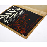 Antique SALESMAN SAMPLE(?) Painted Tile/Panel "COLUMBIAN ART METAL WORKS" (4of8)