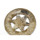 Vintage GOOD LUCK CHARM BADGE "LUCKY" by "HAZEL SCHULTZ...HAMPTON, NJ" c.1923