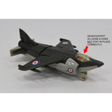 Vintage TONKA GOBOTS "ROYAL-T" #19 Friendly Robot BRITISH JET PLANE w/ Card-Back