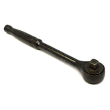 Vintage SNAP-ON RATCHET No. GS872 USA 1/2" Drive PAT. 5495783 Industrial BLACK