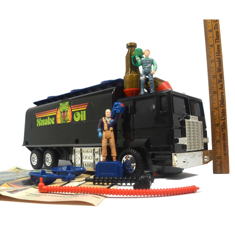 Vintage KENNER M.A.S.K "OUTLAW" TOY Complete w/o Box "SNAKE OIL" Semi-Truck MASK