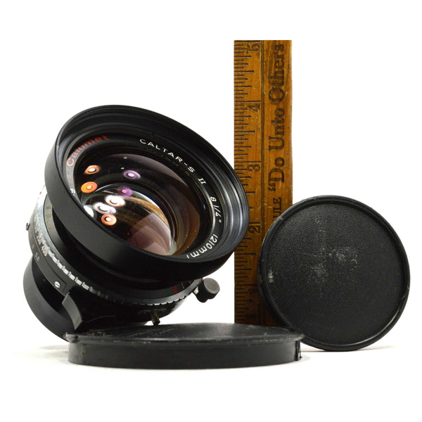 Vintage CALUMET CAMERA LENS w/ Both Caps CALTAR-S II 8-1/4" (210 mm) f:5.6 RARE!
