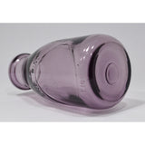 Vintage DAIRY / MILK BOTTLE Blank Slug Plate "ONE PINT" Medium AMETHYST GLASS