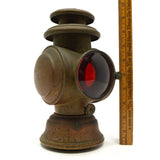 Antique STAGECOACH LIGHT "WESTCHESTER TAIL No. 3" by "N.Y COACH & AUTO LAMP CO."