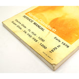 Vintage HARLEY-DAVIDSON SERVICE MANUAL 1970 to Early 1978 ELECTRA & SUPER GLIDE