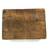 Vintage "NEVERSLIP CALKS" WOODEN CRATE Finger-Jointed WOOD BOX New Brunswick, NJ