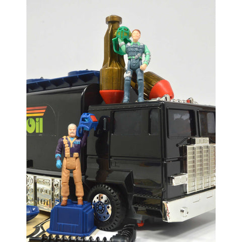 Vintage KENNER M.A.S.K "OUTLAW" TOY Complete w/o Box "SNAKE OIL" Semi-Truck MASK